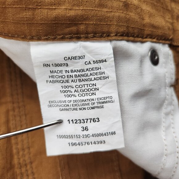 Wrangler Relaxed Fit Workwear Ripstop Shorts Size 36 Cotton 11" Inseam Outdoor - Picture 9 of 10